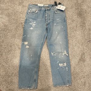 NWT Zara Jeans real vintage straight in samurai blue